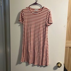 Pink and white dress, bathing suit coverup, or sleeper